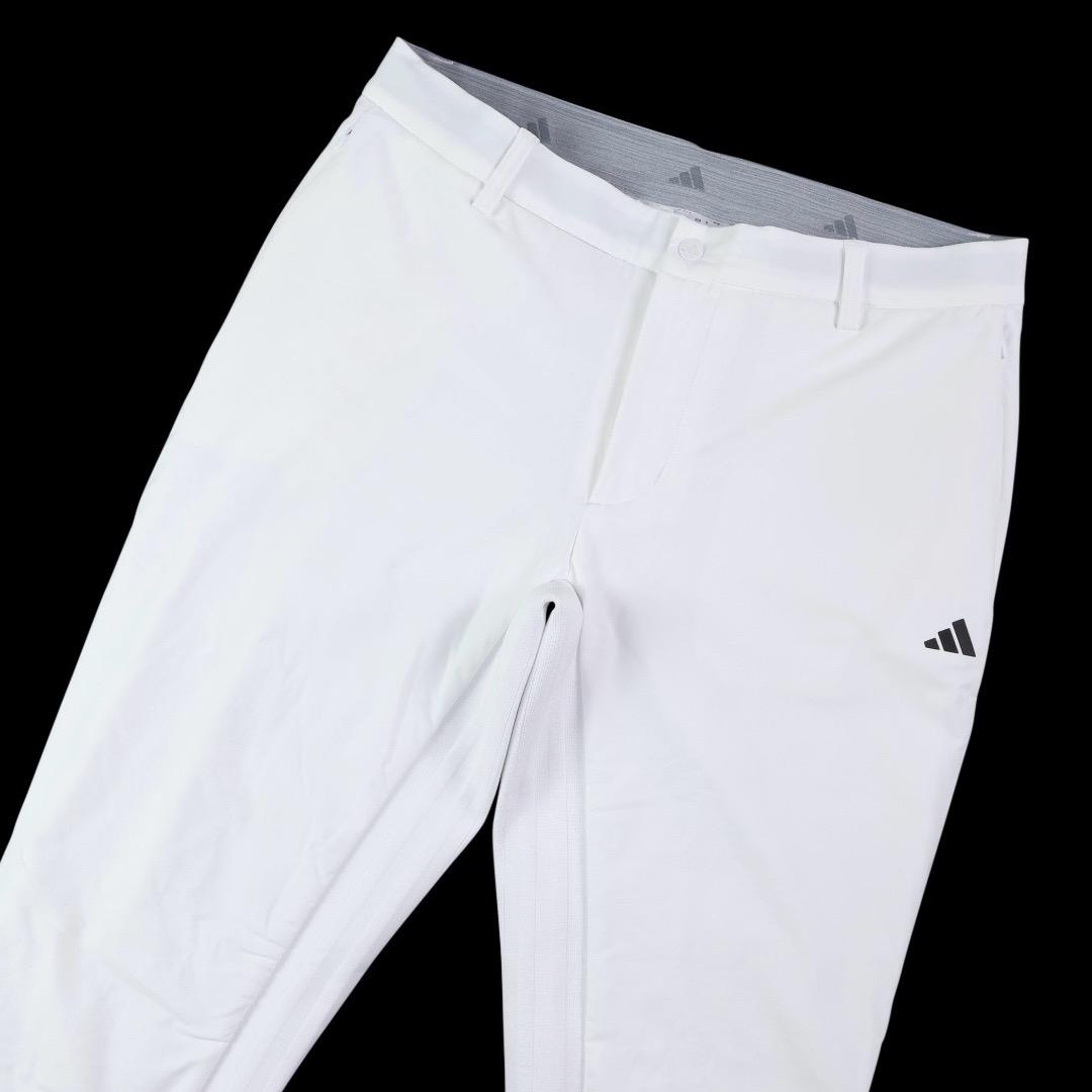 【79】秋冬 定価27,500円 アディダス ゴルフ 中綿 テーパードパンツ 白