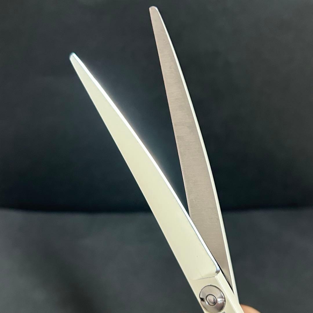 【7インチ】カーブシザー トリミングシザー カーブバサミ ペット用