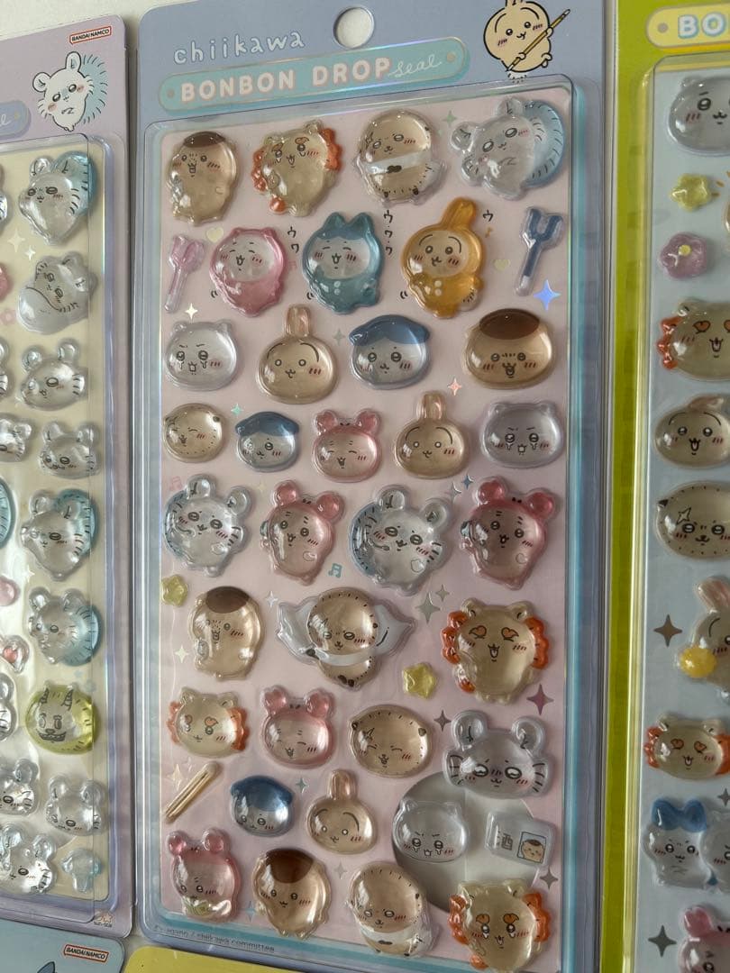 【正規品】ちいかわ　ボンボンドロップシール　第一弾　第二弾　8種コンプリート