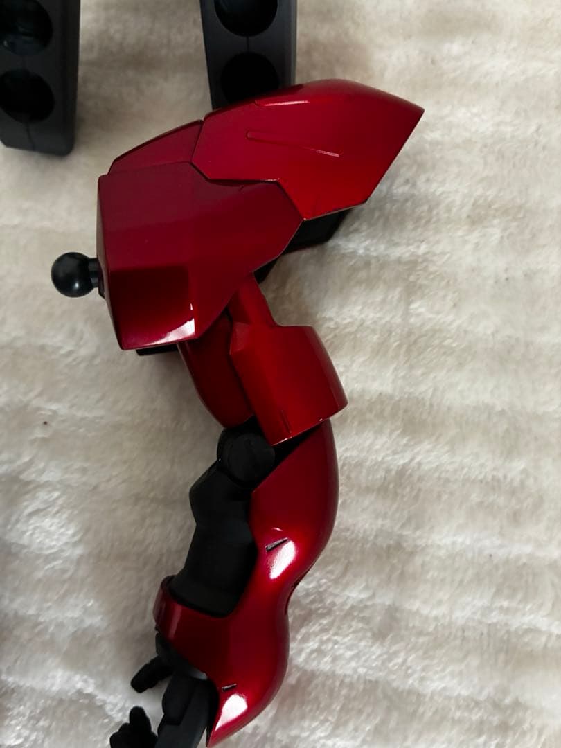 MG 1/100 サザビー 全塗装 完成品 メタリックレッド 塗装済 ガンプラ