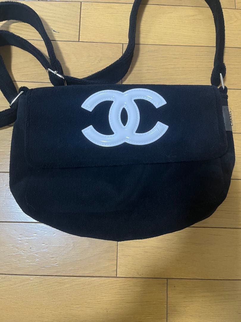 [美品]CHANELノベルティショルダーバッグ 黒