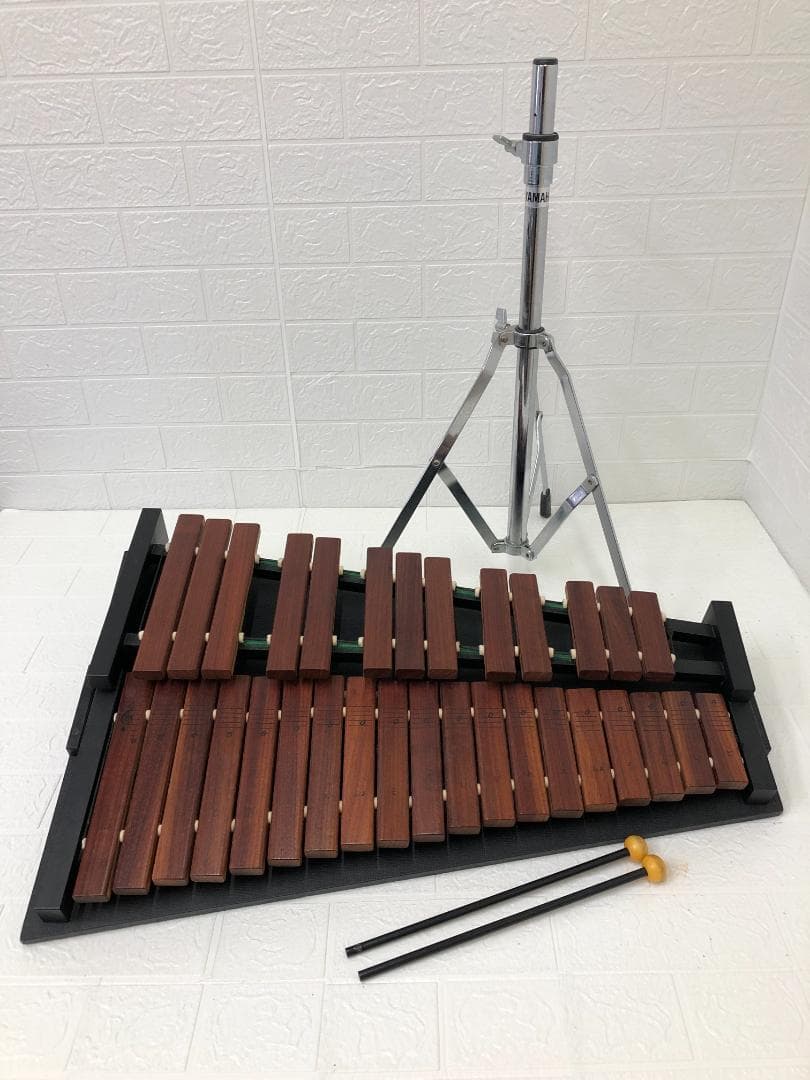 廃盤品 YAMAHAヤマハ 32音 卓上木琴 マレット・スタンド付