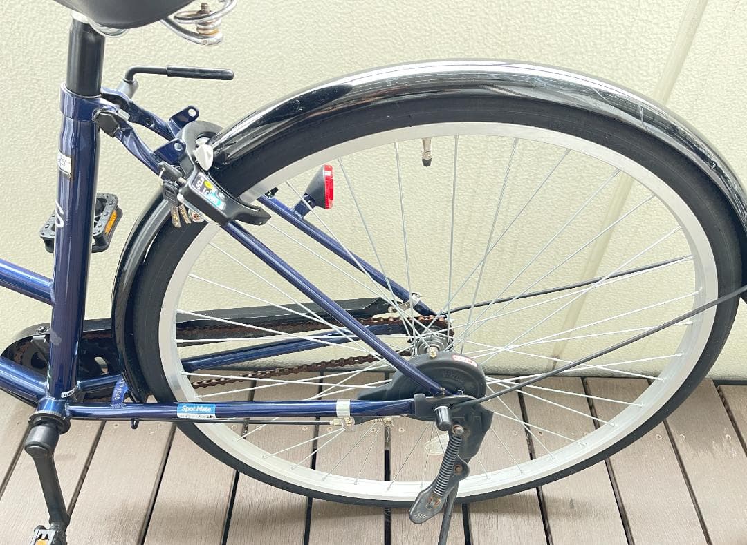 シティ 自転車 フルート27インチ ダイナモライト 変速なし　かなりきれい