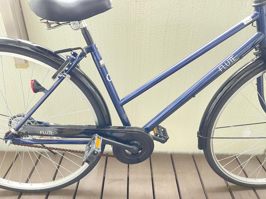 シティ 自転車 フルート27インチ ダイナモライト 変速なし　かなりきれい