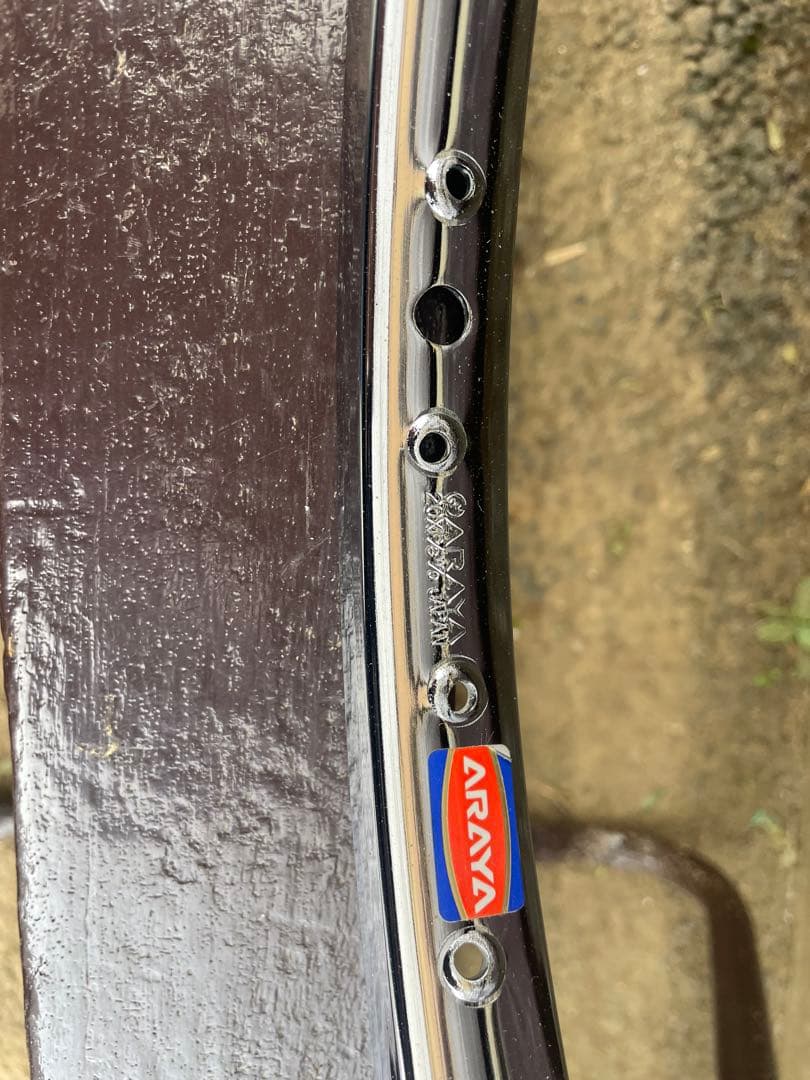 ARAYA BMXリムセット20×1 3/8 36H メッキ　デッドストック