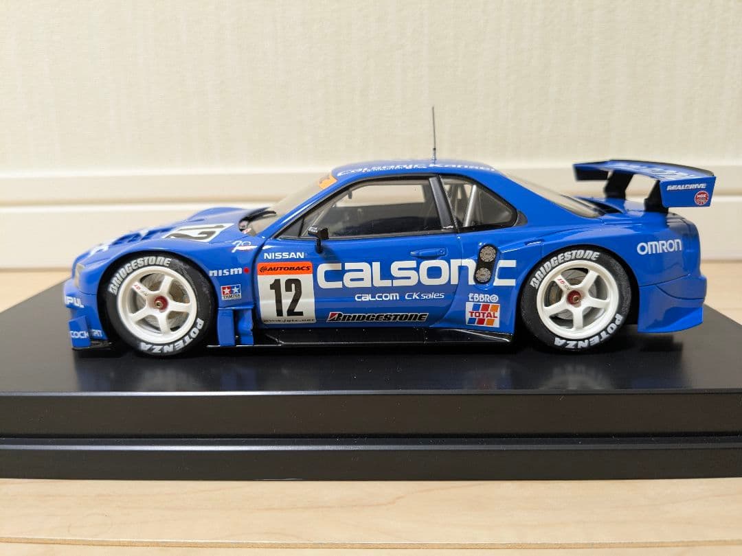 タミヤ　マスターワークコレクション　カルソニック　スカイラインGT-R R34