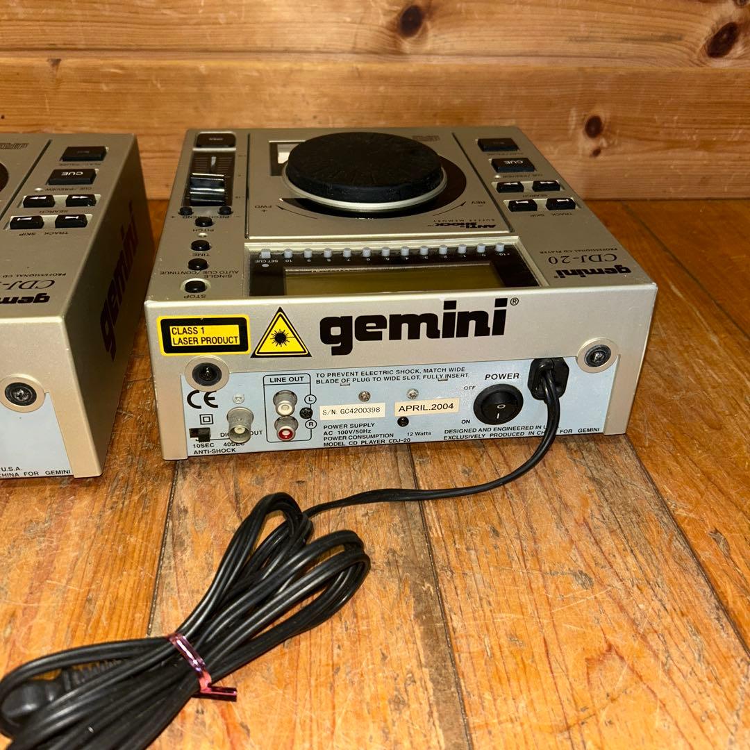 人気モデル GEMINI CDJ-20 CDプレーヤー