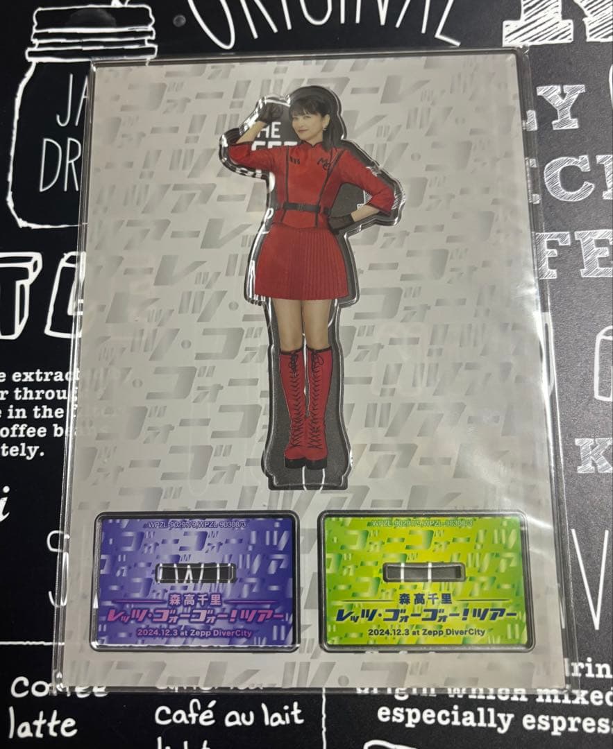 森高千里 ツアー＆ライブDVD特典 アクスタ＆アクステ 赤衣装 3点セット