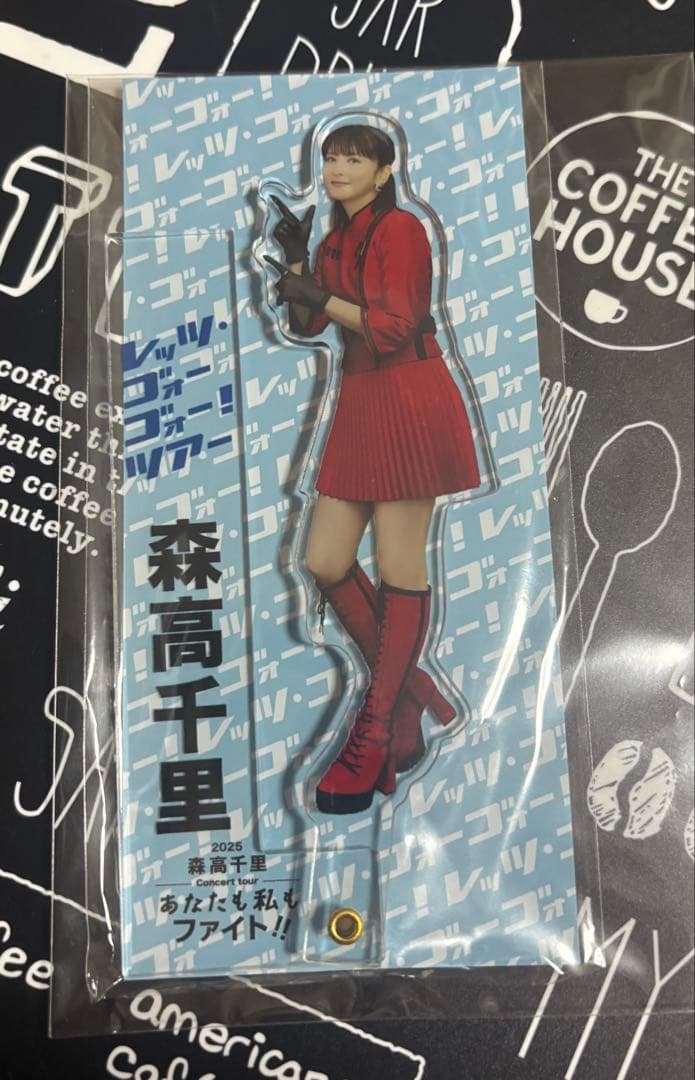 森高千里 ツアー＆ライブDVD特典 アクスタ＆アクステ 赤衣装 3点セット