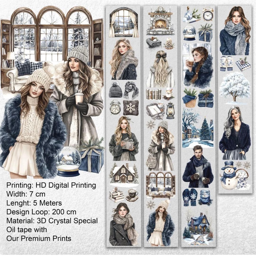 onwize 海外マスキングテープ　マステ 【2712】