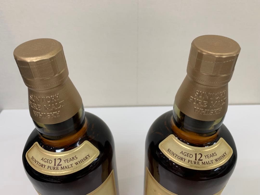 山崎 12年 シングルモルトウイスキー 2本セット　響マーク　750ml 箱付き