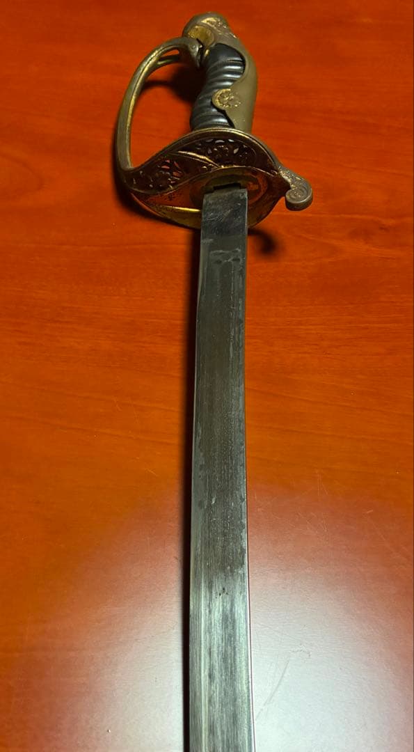 指揮刀　サーベル　模造刀　軍刀　武具　陸軍　日本刀　銃剣　2点セット