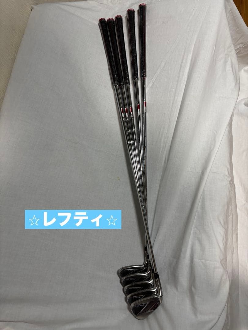 【新品・レフティ】ステルス アイアンセット スチールS テーラーメイド（6〜P）