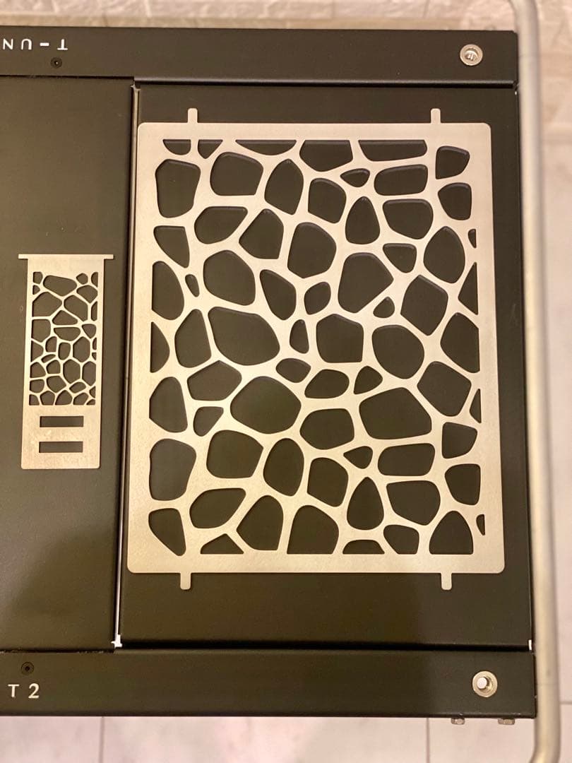 フラットバーナー② 五徳・延長プレート　ステンレス　スノーピーク　オマケ付き