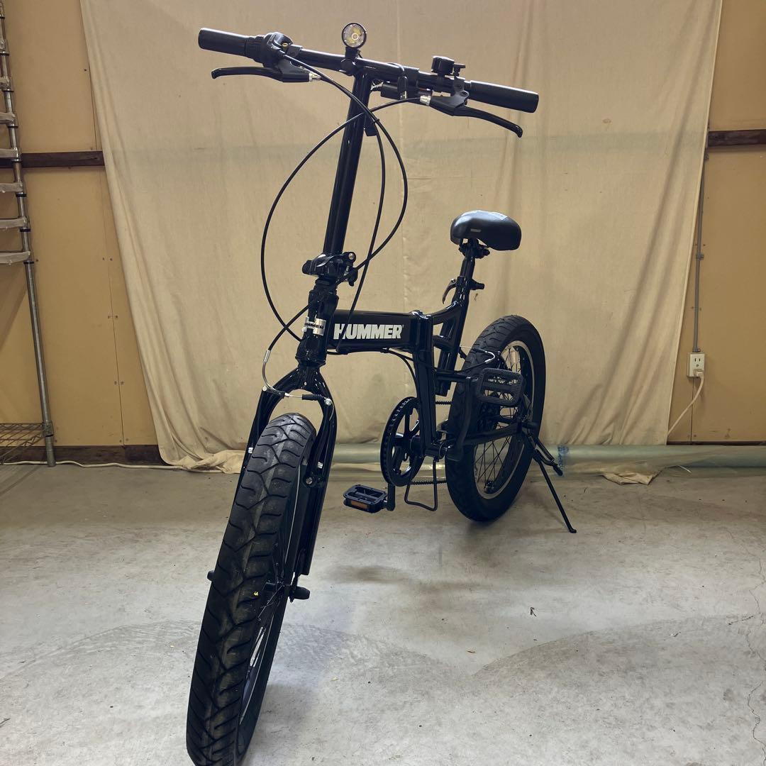 ゆけ樣専用HUMMER 折りたたみ自転車 20インチ ブラック