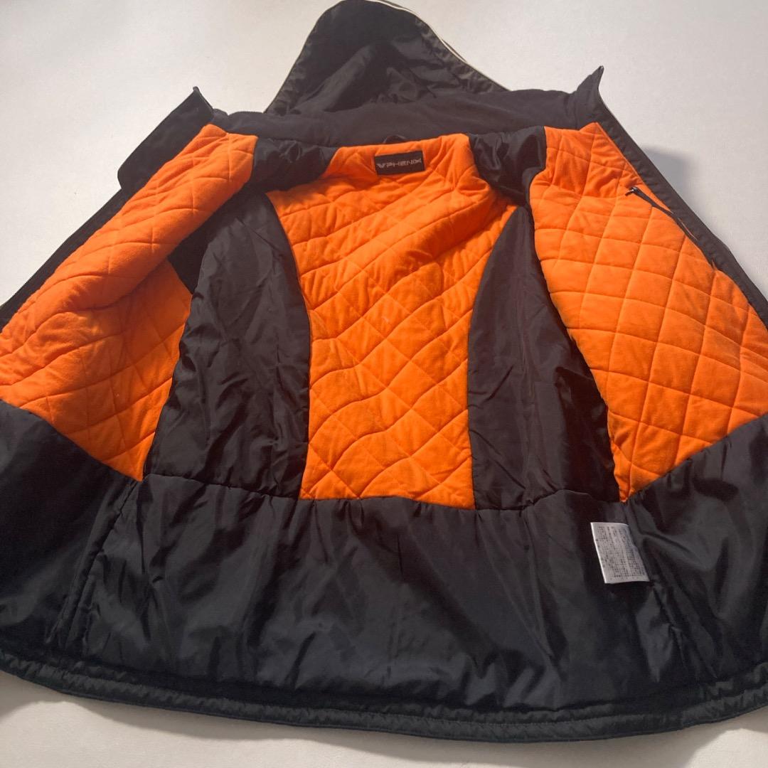 【ビッグサイズ】PHENIX スキージャケット XO 中綿 オレンジ裏地 グレー
