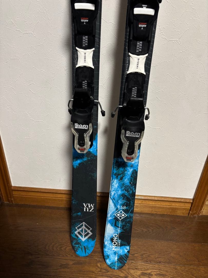 ZUMA MONO ADVANCEスキー板ツインチップ158