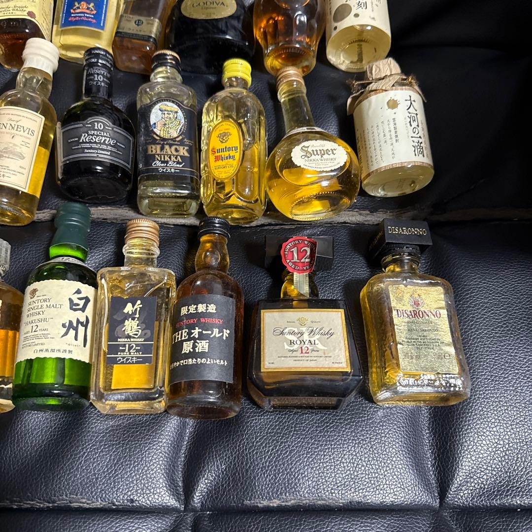 ウイスキー ミニボトル 36本セット　響山崎白州竹鶴