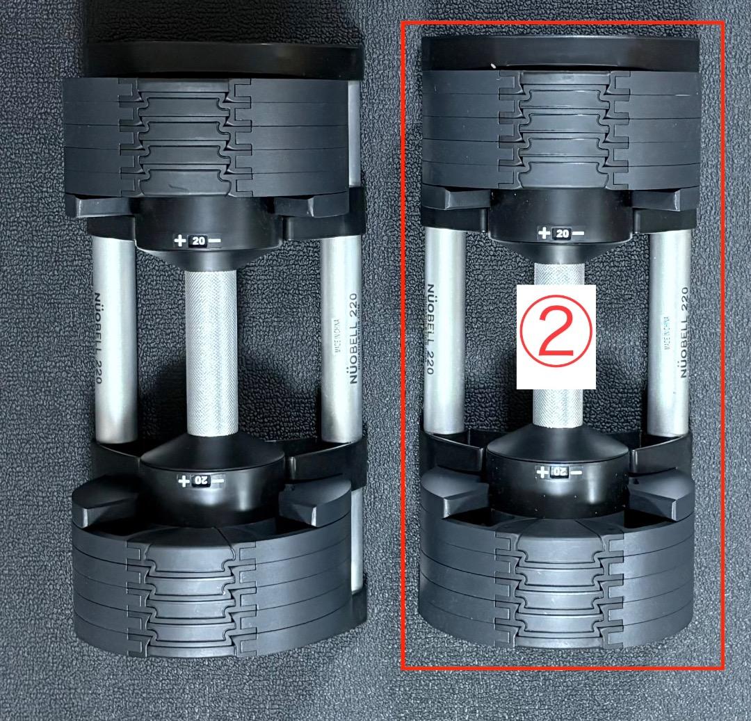 セット② | NUO FLEXBELL ブラック 2kg刻み 20kg