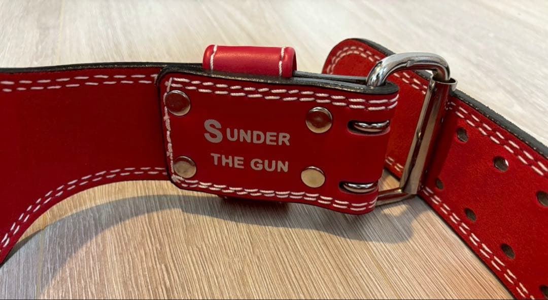 NITROGEN トレーニング・パワーベルト レッド