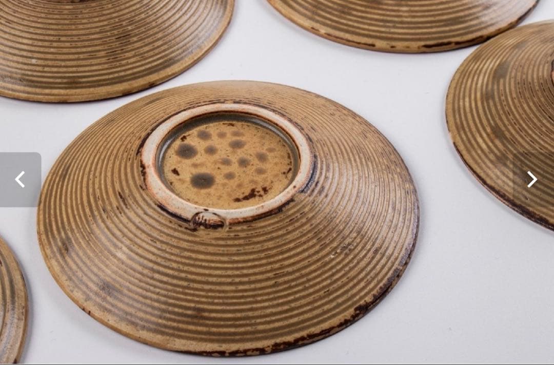 小坂屋 活洲 着彩独楽皿10客 共箱 魯山人　乾山 永楽善五郎　骨董