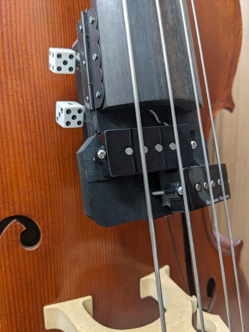 Billion GOLD 999　ウッドベース用 ピックアップ　ダイスノブ