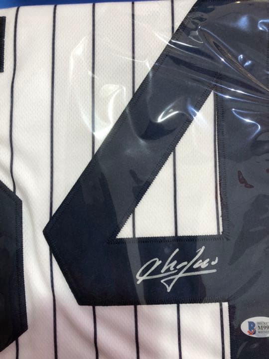 【1月SALE】MLBアロルディス・チャップマン直筆サイン入りユニフォーム