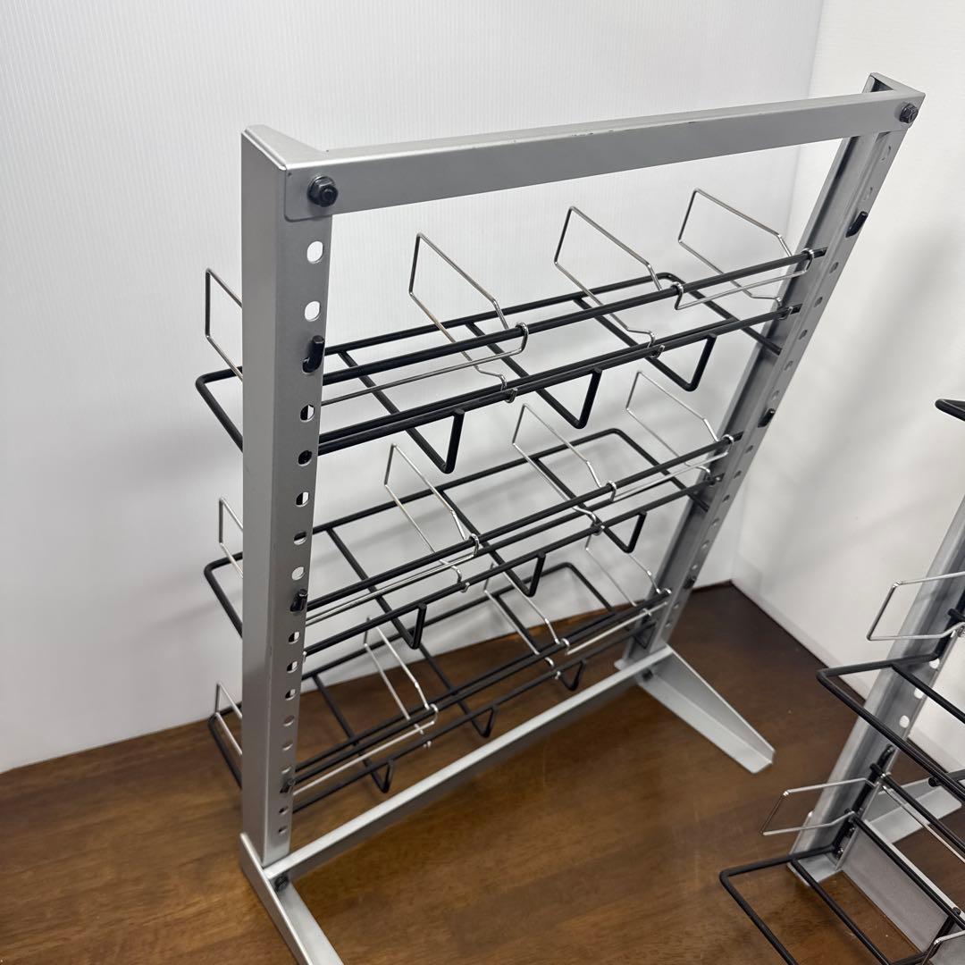 ディスクラック 3段 スリム ×2 セット CD DVD 収納 ラック