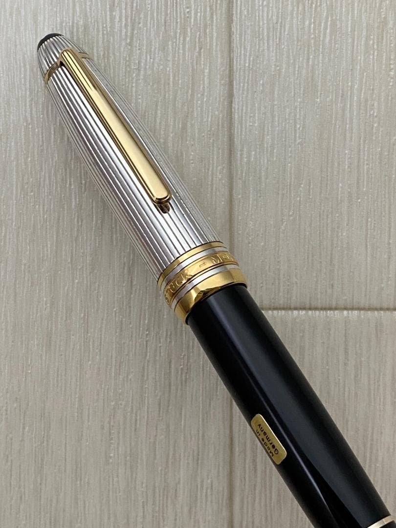 美品　モンブラン ルグラン ソリテール ドゥエ シルバー 925 ローラーボール