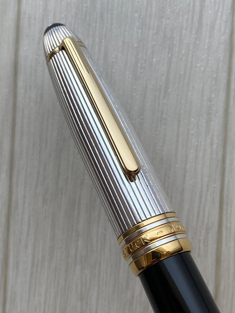 美品　モンブラン ルグラン ソリテール ドゥエ シルバー 925 ローラーボール