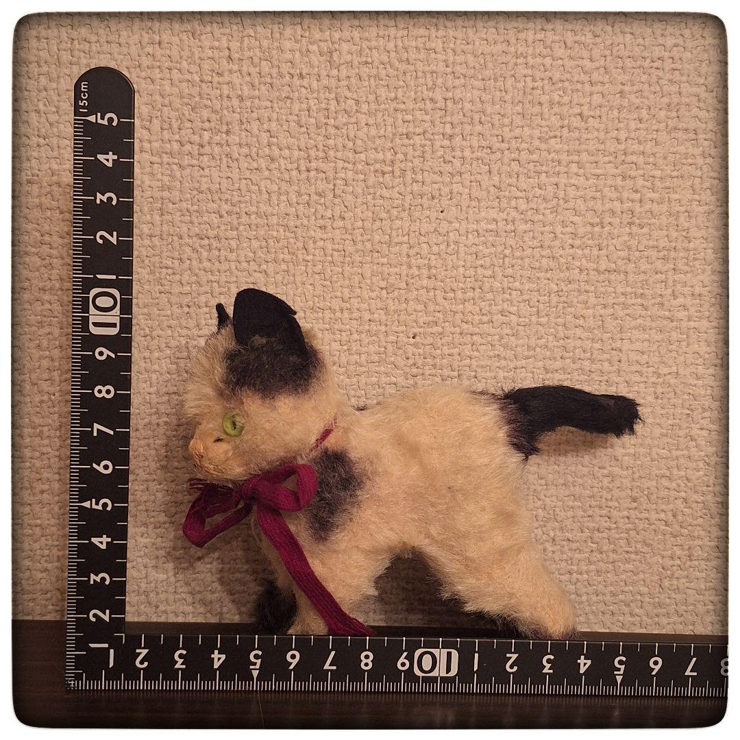 【猫 Gussy モヘア 希少 11 cm】 ヴィンテージ シュタイフ