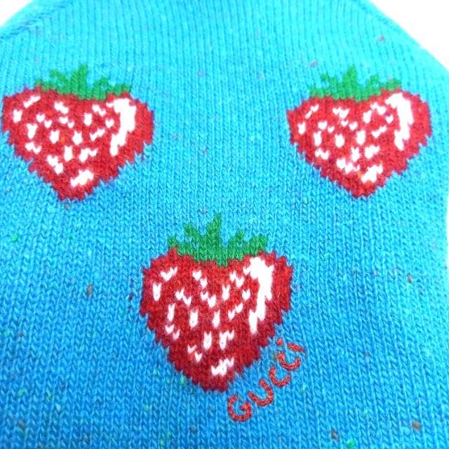 未使用 グッチ 犬 猫 ペット 洋服 イチゴ 695740 セーター 小型用