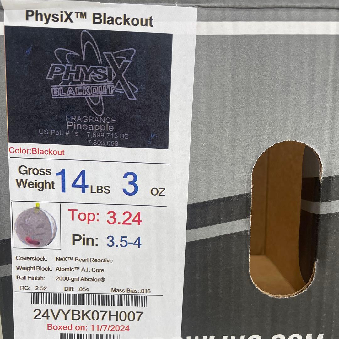 【新品】【メーカー完売】 PhysiX Blackout 14ポンド