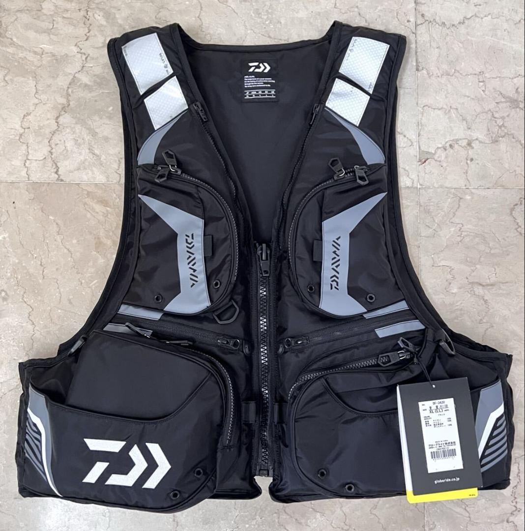 ダイワ DAIWA DF-3420 ブラック 小型船舶用救命胴衣TYPE-D