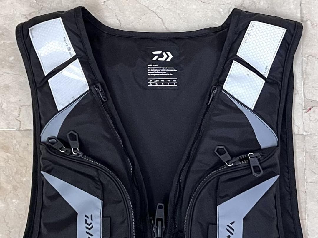 ダイワ DAIWA DF-3420 ブラック 小型船舶用救命胴衣TYPE-D