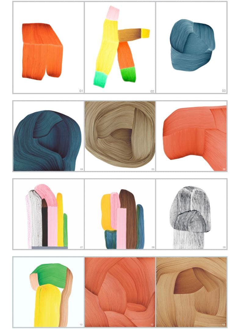 Ronan Bouroullec DRAWING Poster #12 額縁付き