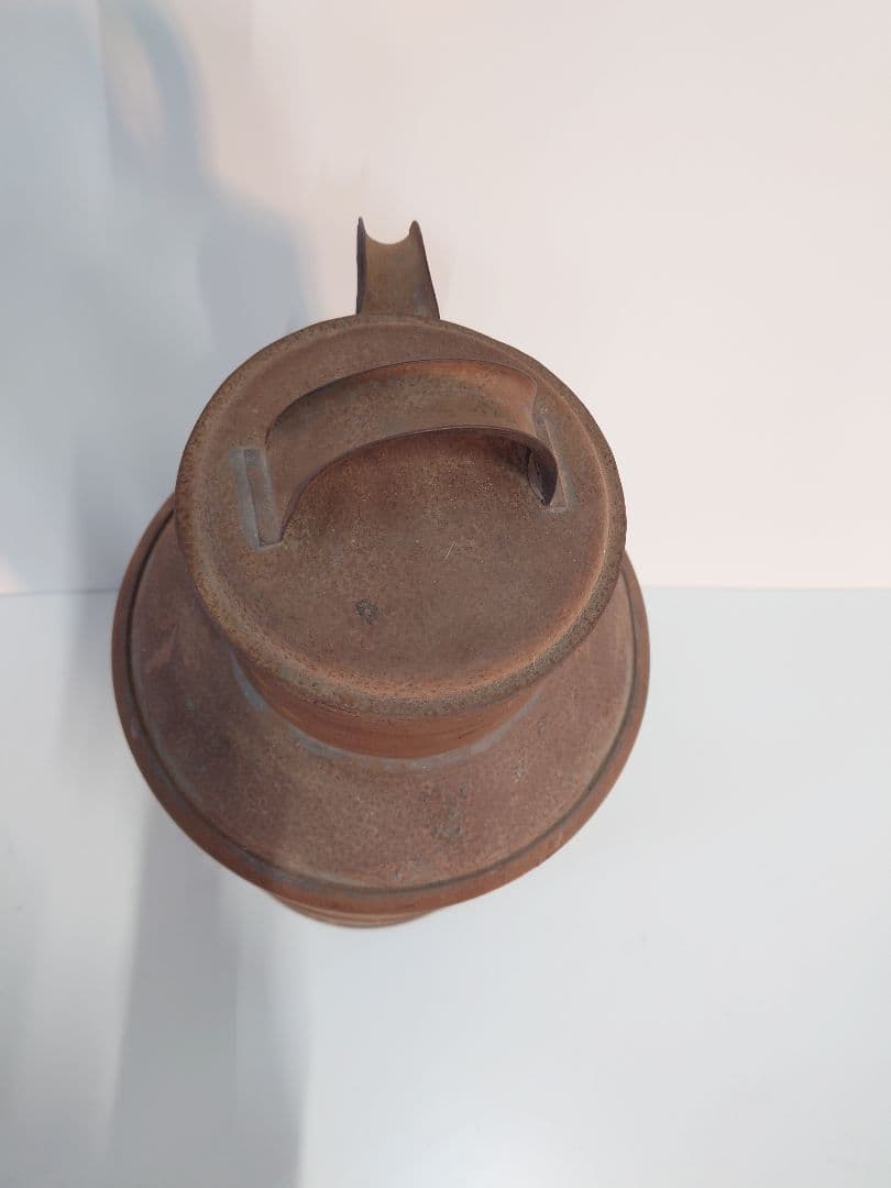 ビンテージミルク缶 金属製 ブラウン