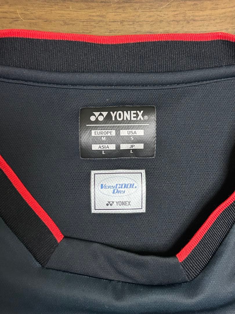 YONEX バドミントンゲームシャツ日本代表モデル 【Lサイズ】