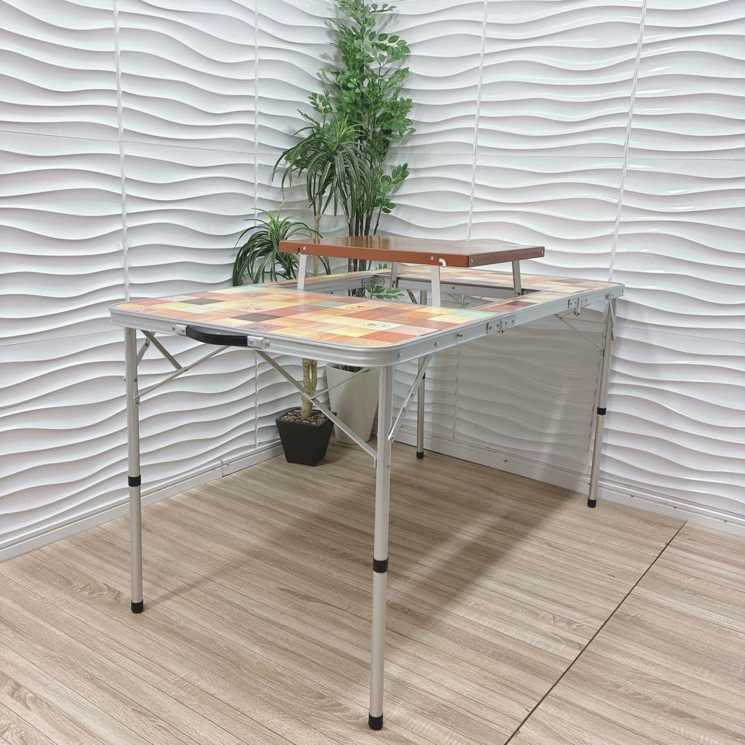 ◇Coleman◇ナチュラルモザイク◇BBQテーブル◇アウトドアテーブル◇