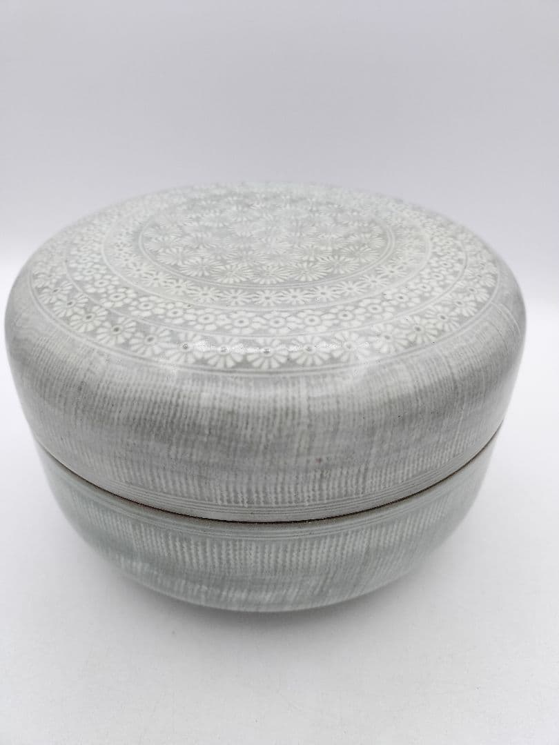 c697 喰篭 三島 森里陶楽 木箱 茶道具 古物