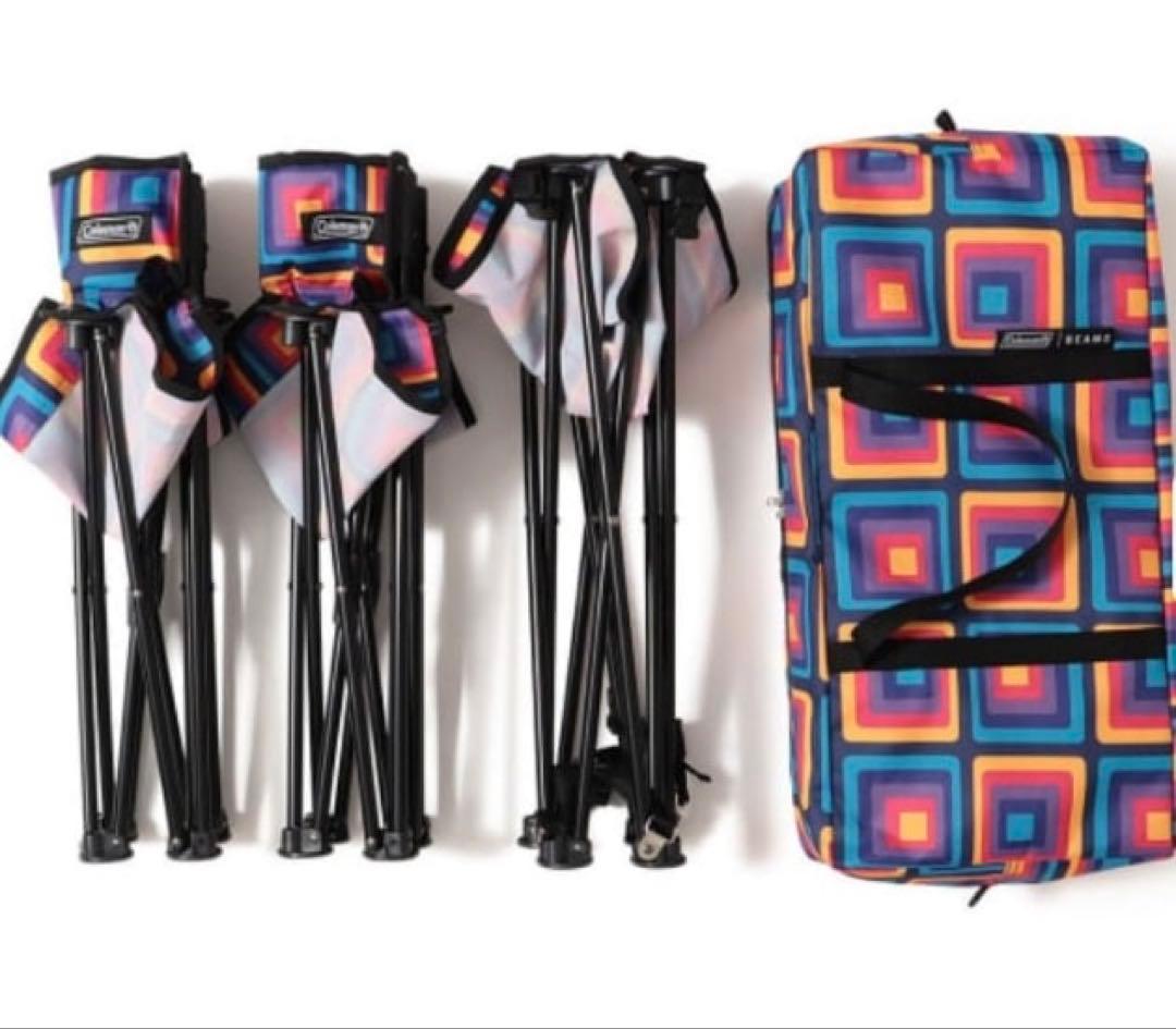 Coleman × BEAMS / 別注 コンパクト チェア テーブル セット