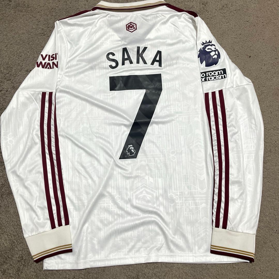 【超希少】adidaアーセナル25-26 3rdサード長袖ユニフォーム#7 サカ