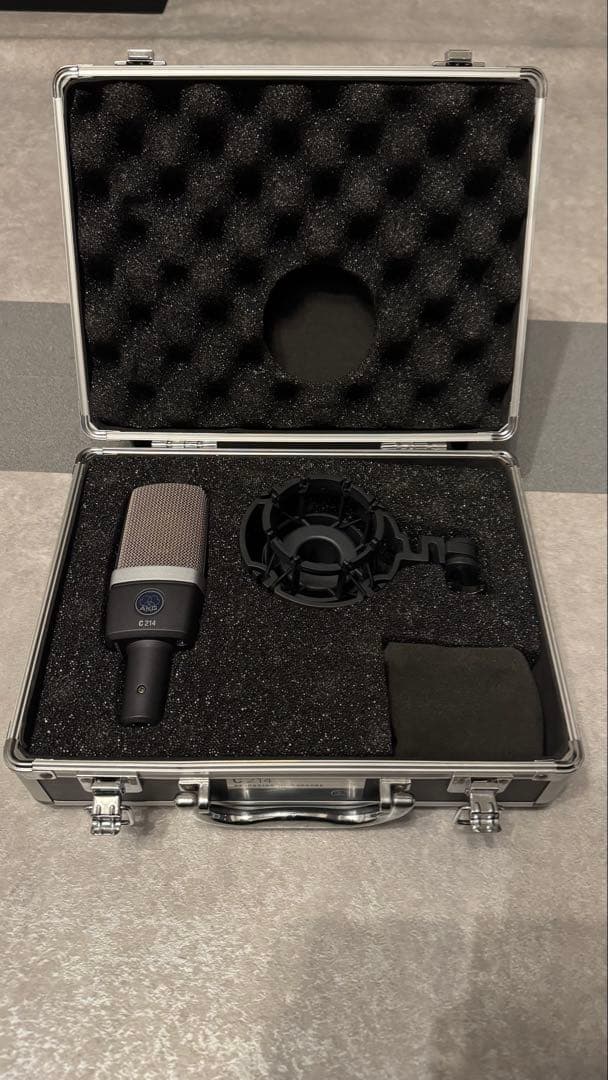 AKG C 214 コンデンサーマイク ケース付き