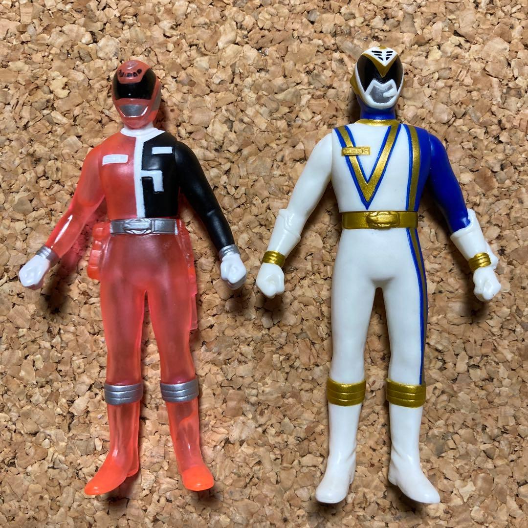 デカレンジャー食玩サイズソフビ17体　完全版