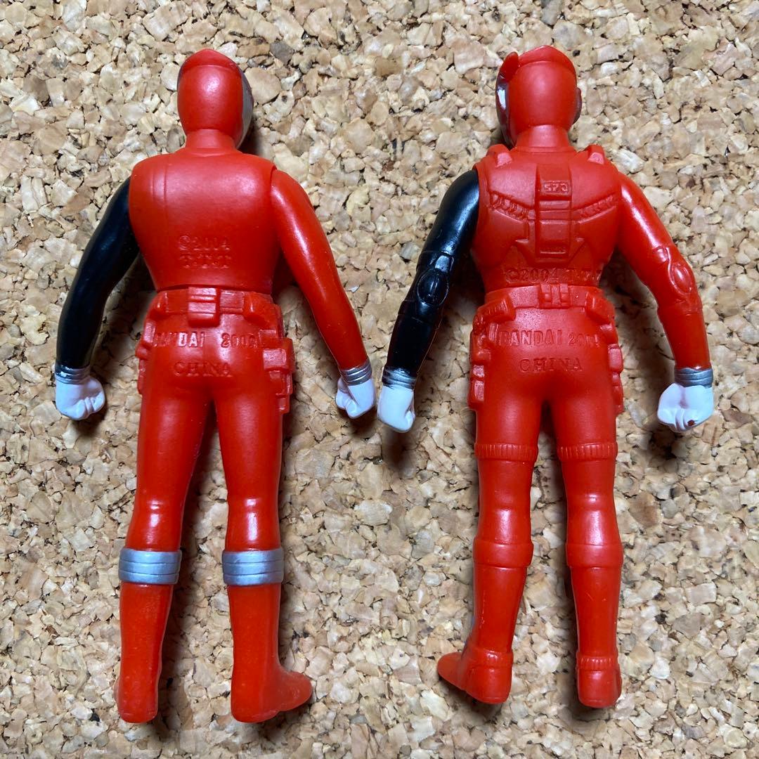 デカレンジャー食玩サイズソフビ17体　完全版