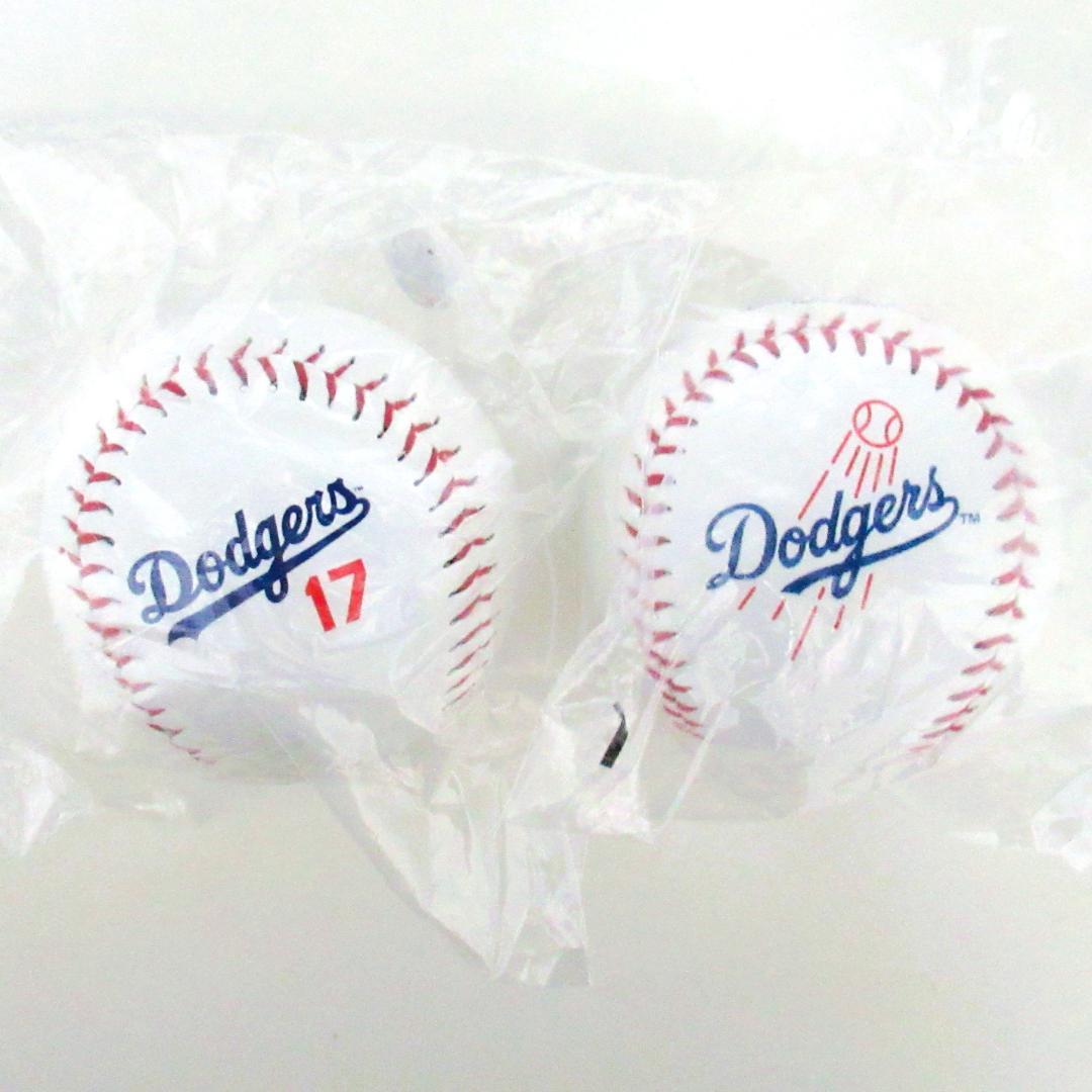 MLB公式 ロサンゼルス・ドジャース 大谷翔平 チームロゴ ボール 2個セット