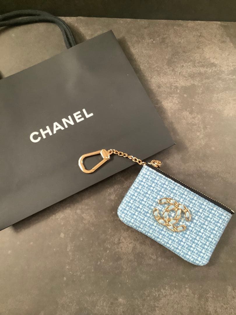 ノベルティ　カードケース　キーケース　ポーチ　ブルー