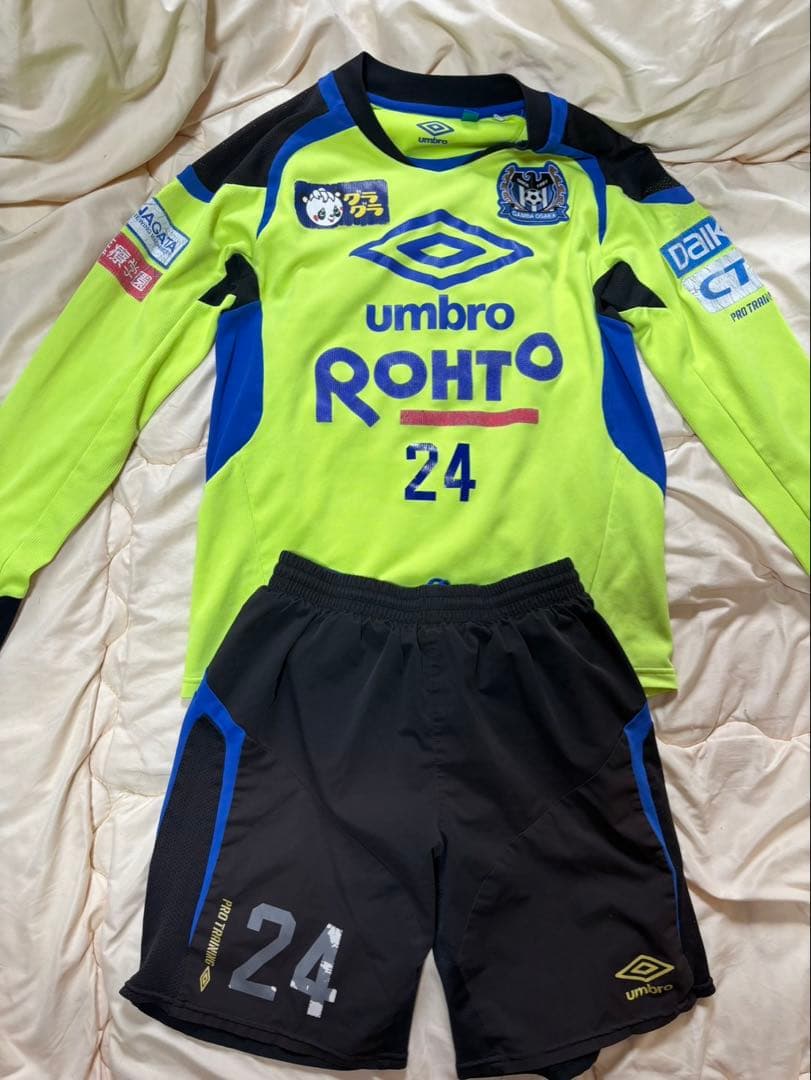 ガンバ大阪選手支給品トレーニングウェア上下セット