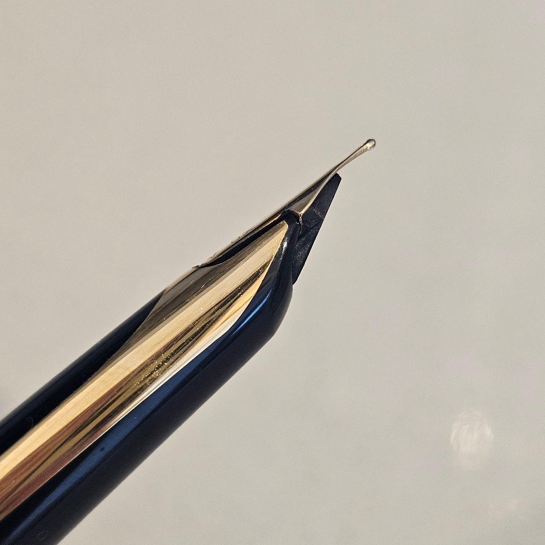 WATERMAN C/F モアレPLAQUE OR Gヴィンテージ万年筆18K