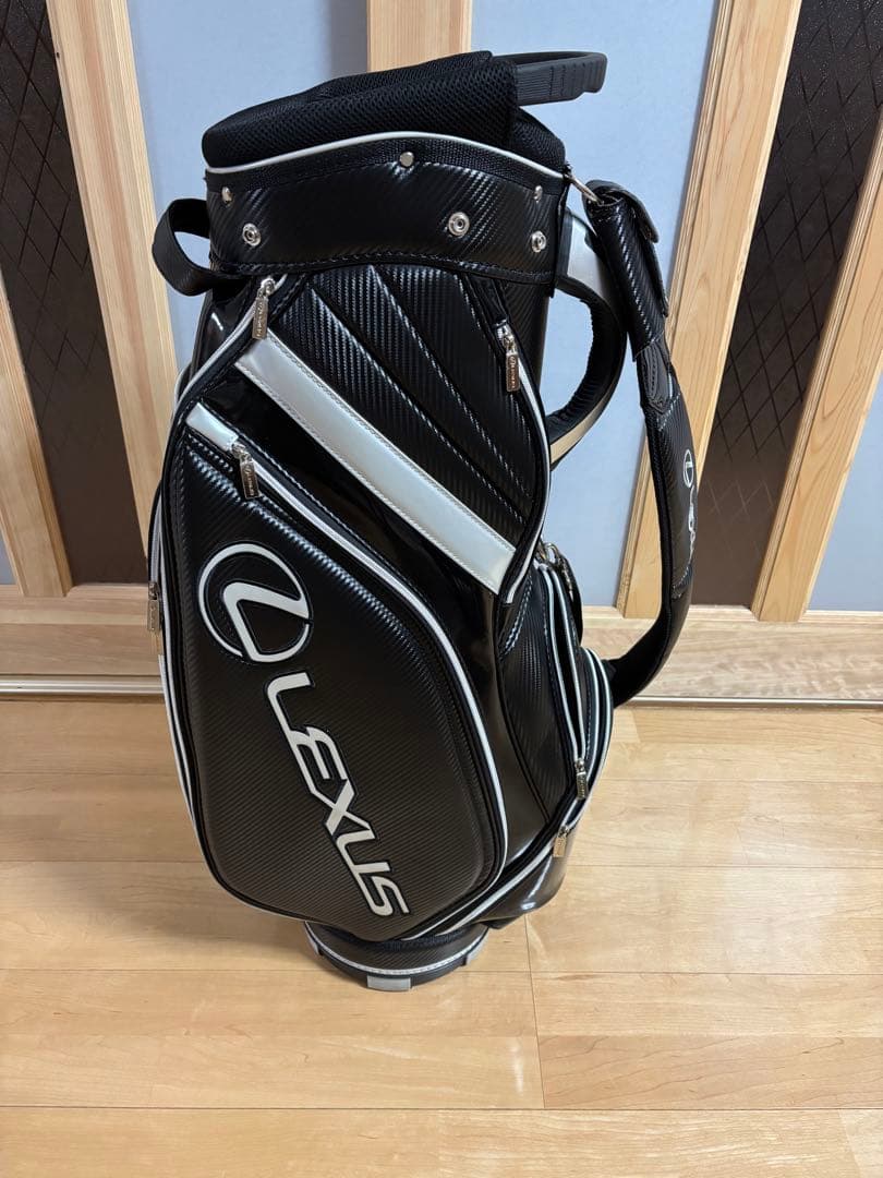 Lexus キャディバッグ ブラック/ホワイト
